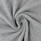 GRÅ MELANGE BORSTAD SWEATSHIRT