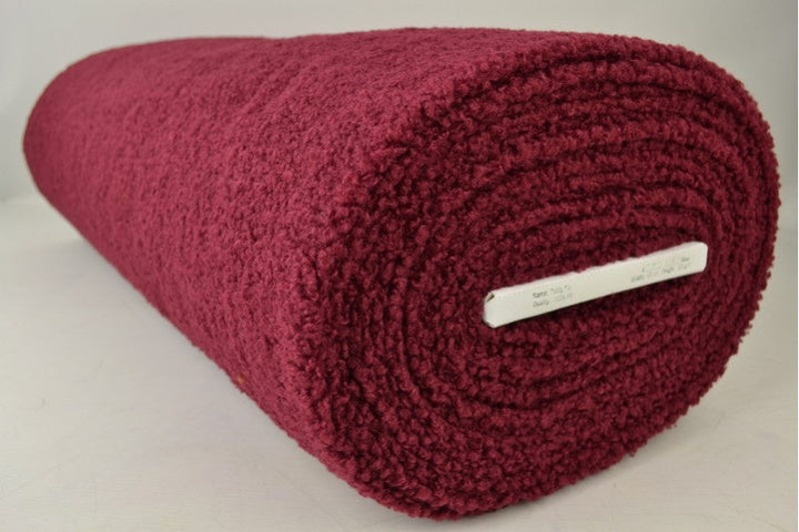 BORDEAUX TEDDYTYG MED STRETCH – MJUKT & VÄRMEISOLERANDE
