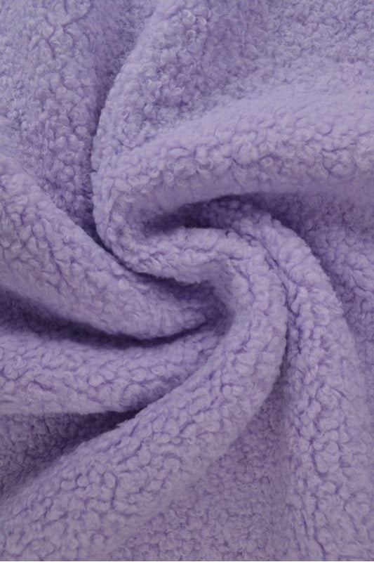 LAVENDEL TEDDYTYG MED STRETCH – MJUKT & VÄRMEISOLERANDE