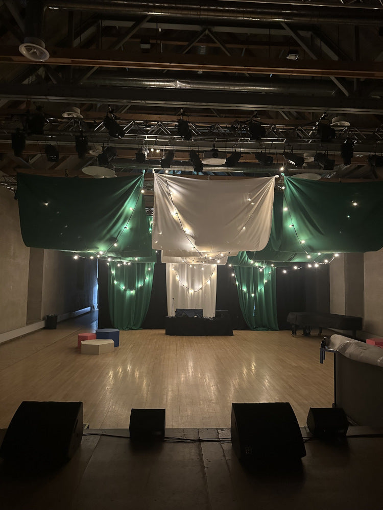 GRÖN FLAMSKYDDAD BURLINGTON – EVENT & DEKORATION