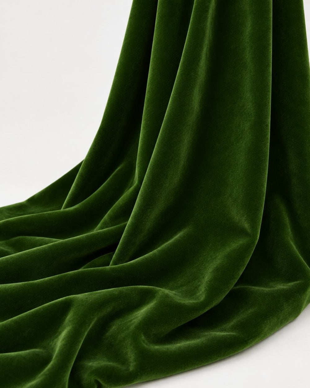 GRÖNT MICRO VELOUR TYG (bild 2 av 3)