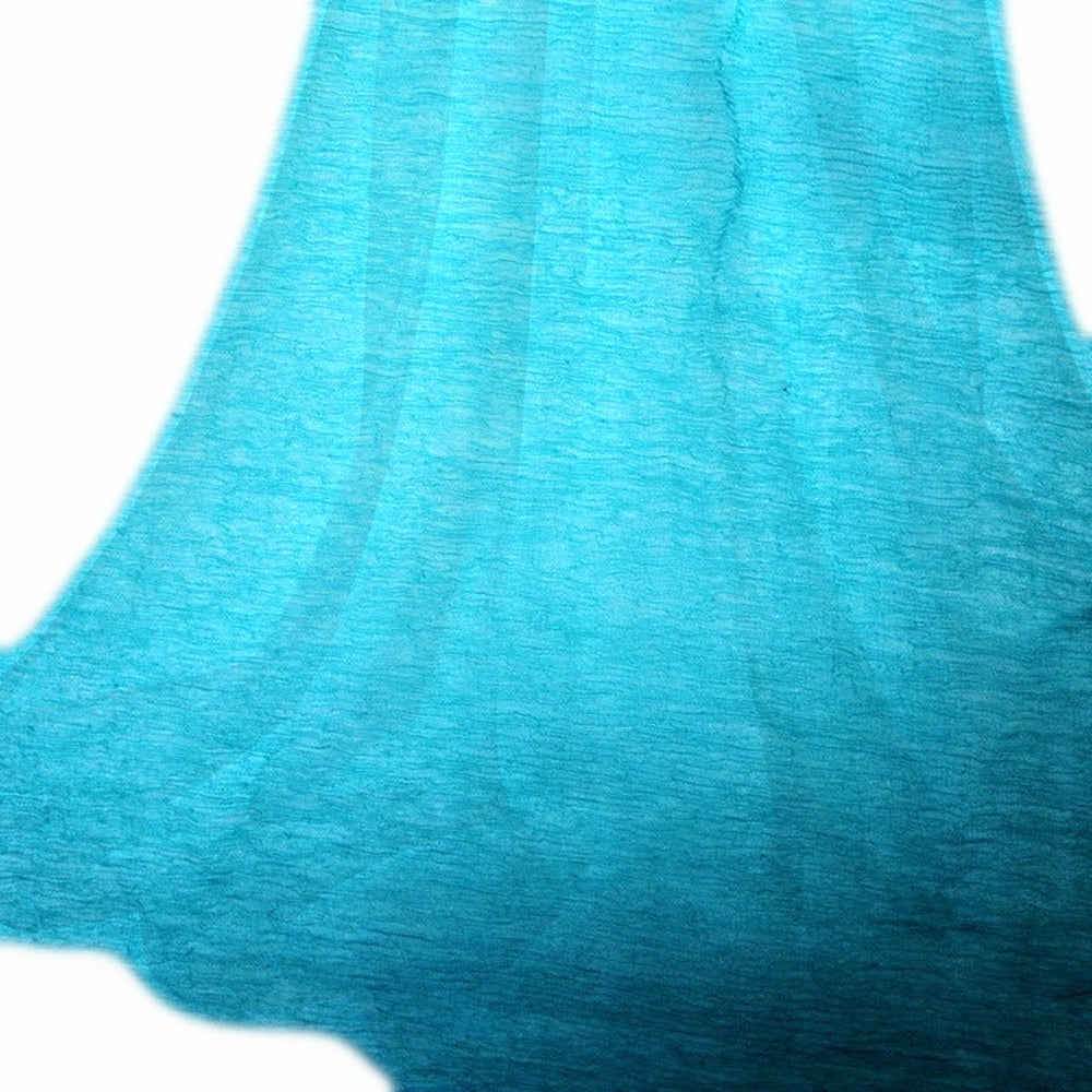 Ljusblått sidenchiffong – lätt, skirt chiffongtyg (bild 2 av 9)