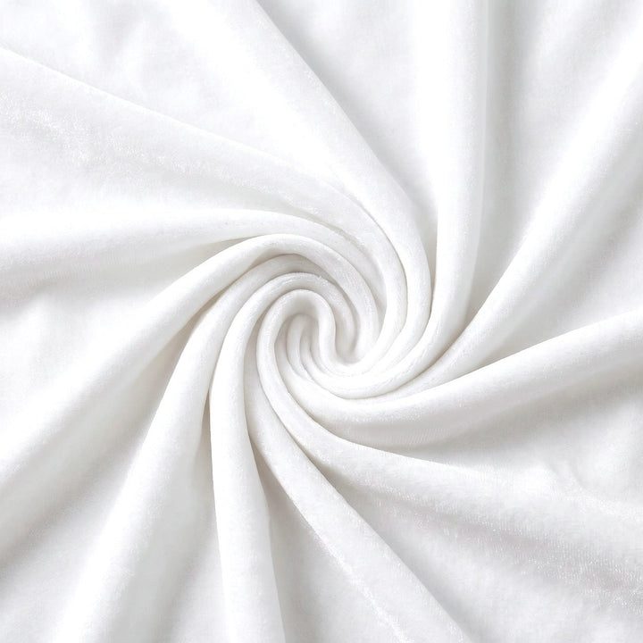 VIT MICRO VELOUR TYG