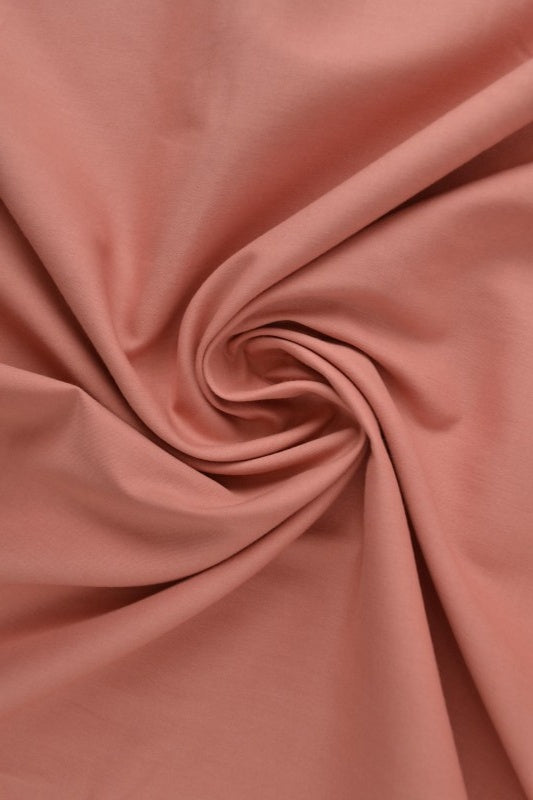 VINTAGE ROSA BOMULLSPOPLIN – TÄTT VÄVT BOMULLSTYG