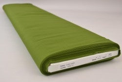 MOSGRÖN BOMULLSPOPLIN – TÄTT VÄVT BOMULLSTYG