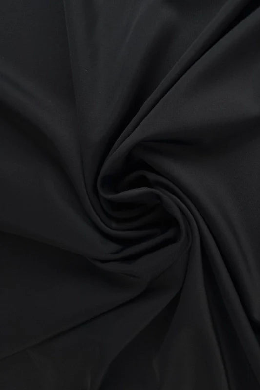 SVART LYCRA – 4-VÄGS STRETCH & SNABBTORKANDE