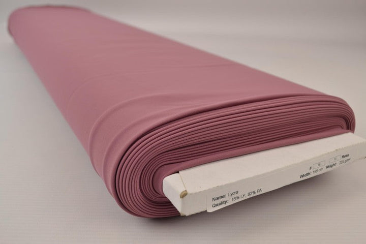 MÖRK VINTAGE ROSA LYCRA – 4-VÄGS STRETCH & SNABBTORKANDE