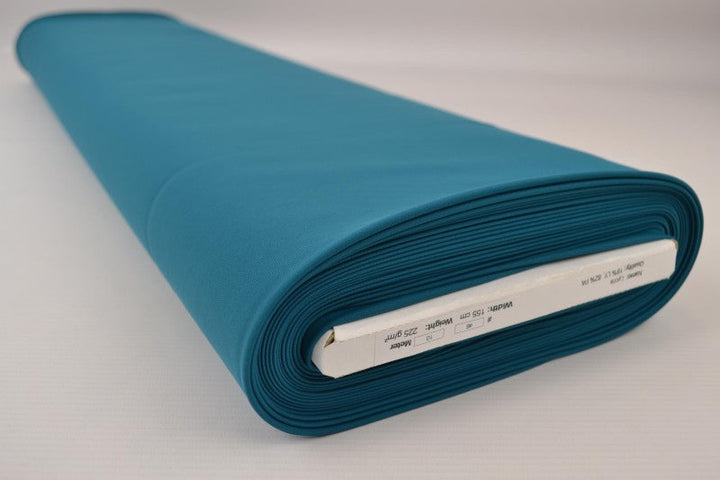 MÖRK PETROLEUMSBLA LYCRA – 4-VÄGS STRETCH & SNABBTORKANDE