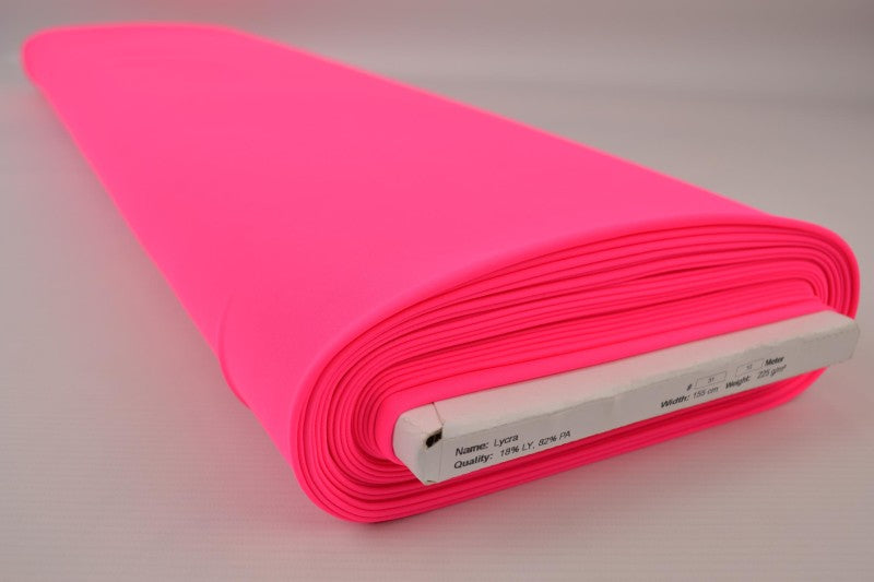 NEON PINK LYCRA – 4-VÄGS STRETCH & SNABBTORKANDE
