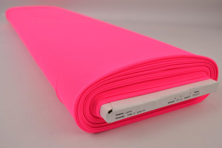 NEON PINK LYCRA – 4-VÄGS STRETCH & SNABBTORKANDE