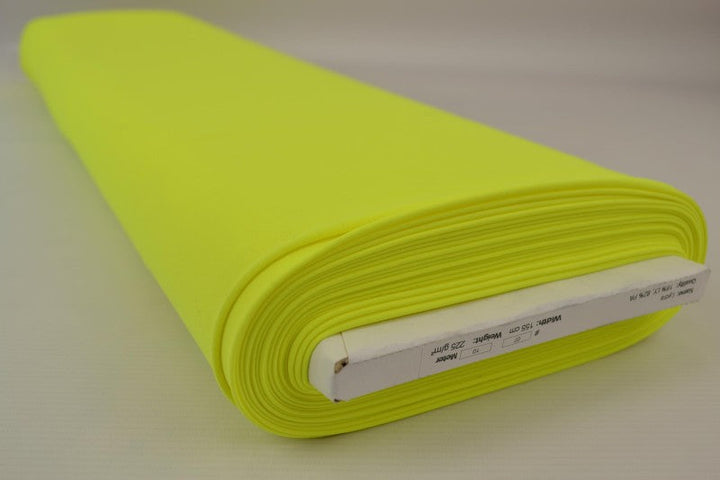 NEON GUL LYCRA – 4-VÄGS STRETCH & SNABBTORKANDE