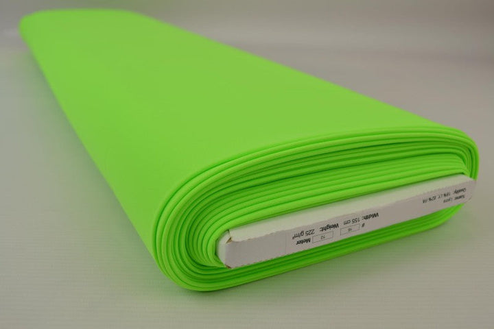 NEON LIME GRÖN LYCRA – 4-VÄGS STRETCH & SNABBTORKANDE