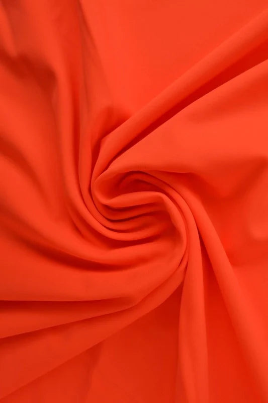 NEON ORANGE LYCRA – 4-VÄGS STRETCH & SNABBTORKANDE