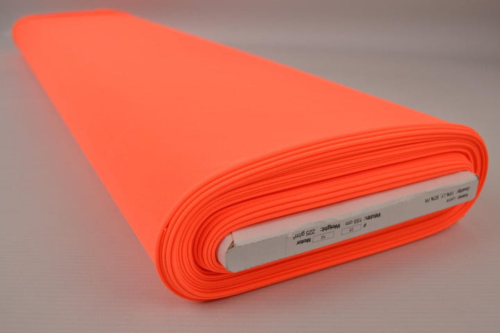 NEON ORANGE LYCRA – 4-VÄGS STRETCH & SNABBTORKANDE