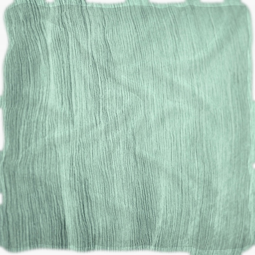Mintgrönt sidenchiffong – lätt, skirt chiffongtyg (bild 1 av 9)
