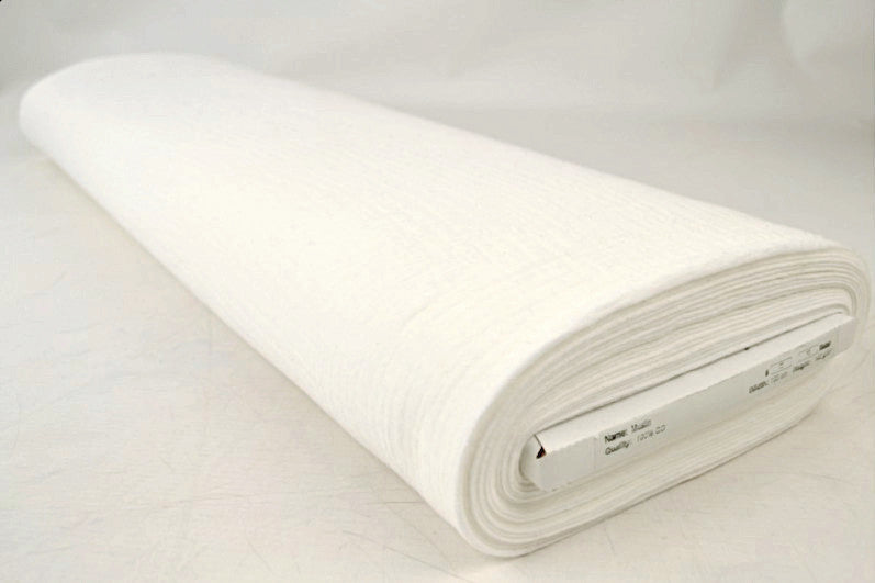 RÅVIT DOUBLE GAUZE MUSSLIN – MJUK & ANDNINGSBAR