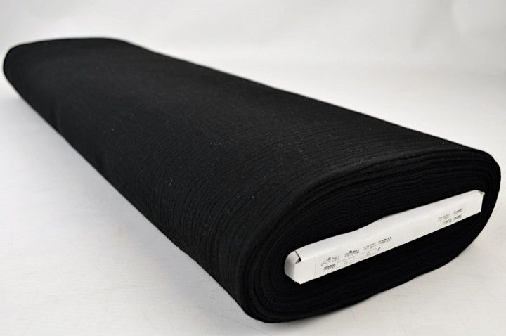 SVART DOUBLE GAUZE MUSSLIN – MJUK & ANDNINGSBAR