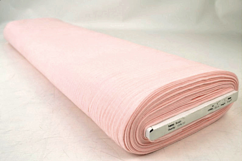 LJUSROSA DOUBLE GAUZE MUSSLIN – MJUK & ANDNINGSBAR