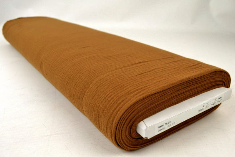 MÖRK SENAPSGUL DOUBLE GAUZE MUSSLIN – MJUK & ANDNINGSBAR