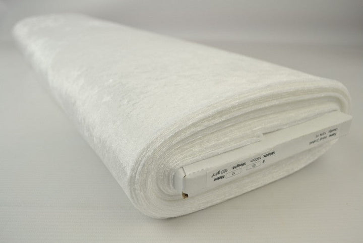 VIT KROSSAD VELOUR – STICKAD, STRETCHIG & GLANSFULLT FALL