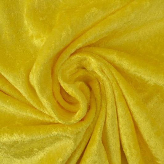 GUL KROSSAD VELOUR – STICKAD, STRETCHIG & GLANSFULLT FALL