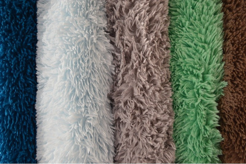 GUL LÅNGHÅRIG PLYSCH – 30 MM LUGG & TVÄRSGÅENDE STRETCH