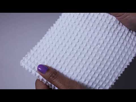 RÅVIT VÅFFEL PIQUÉ – ABSORBERANDE & SNABBTORKANDE