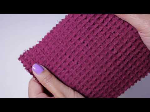 BORDEAUX VÅFFEL PIQUÉ – ABSORBERANDE & SNABBTORKANDE