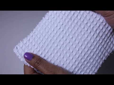 VIT VÅFFEL PIQUÉ – ABSORBERANDE & SNABBTORKANDE