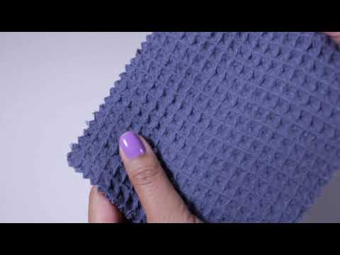 MÖRKGRÅ VÅFFEL PIQUÉ – ABSORBERANDE & SNABBTORKANDE