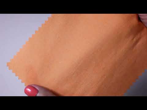 ORANGE BOMULLSPOPLIN – TÄTT VÄVT BOMULLSTYG