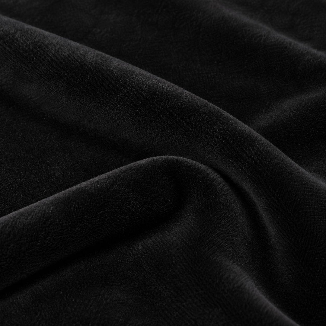 SVART MICRO VELOUR TYG (bild 3 av 3)