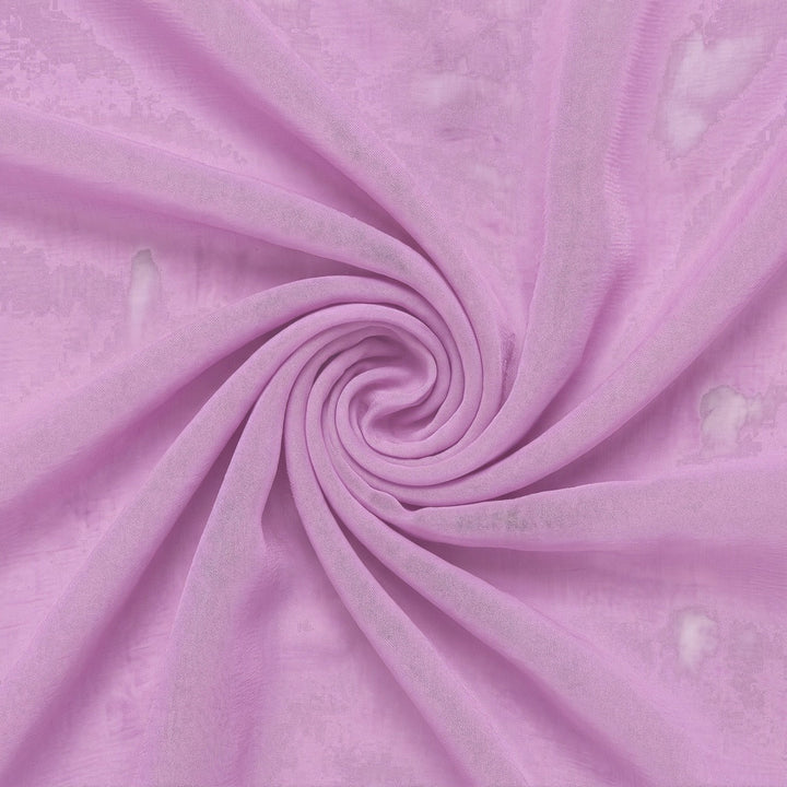 DAMMIG ROSA / MÖRK LAVENDEL SIDENCHIFFONG – 2. SORTERING