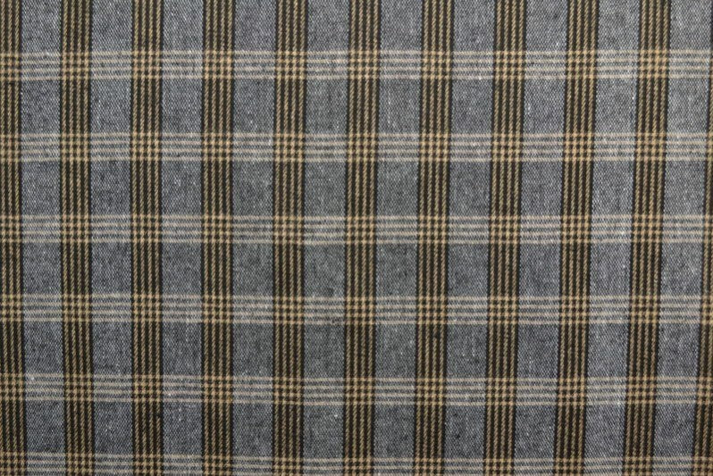 GRÅ SVART OCH GUL SKOTSKRUTIG FLANNEL