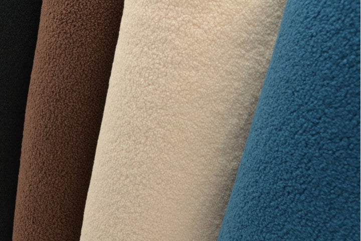 BEIGE TEDDYTYG MED STRETCH – MJUKT & VÄRMEISOLERANDE