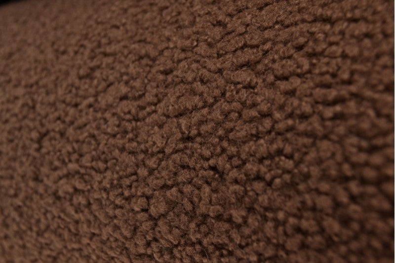 MÖRK GRÅ TEDDYTYG MED STRETCH – MJUKT & VÄRMEISOLERANDE