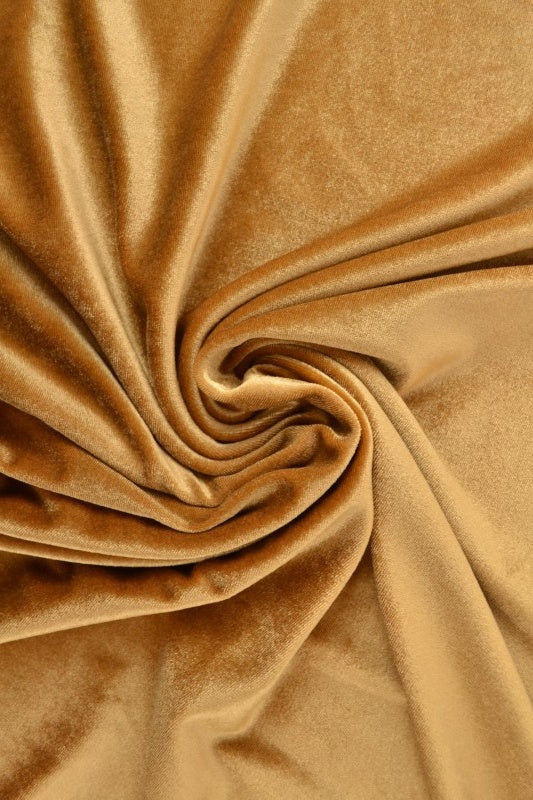 GULD VELOUR MED STRETCH