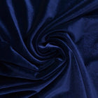 NAVY VELOUR MED STRETCH
