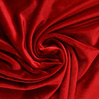 RÖD VELOUR MED STRETCH