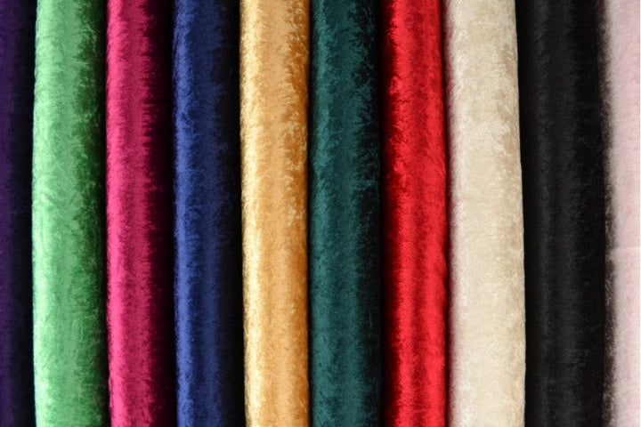 KUNGABLÅ KROSSAD VELOUR – STICKAD, STRETCHIG & GLANSFULLT FALL