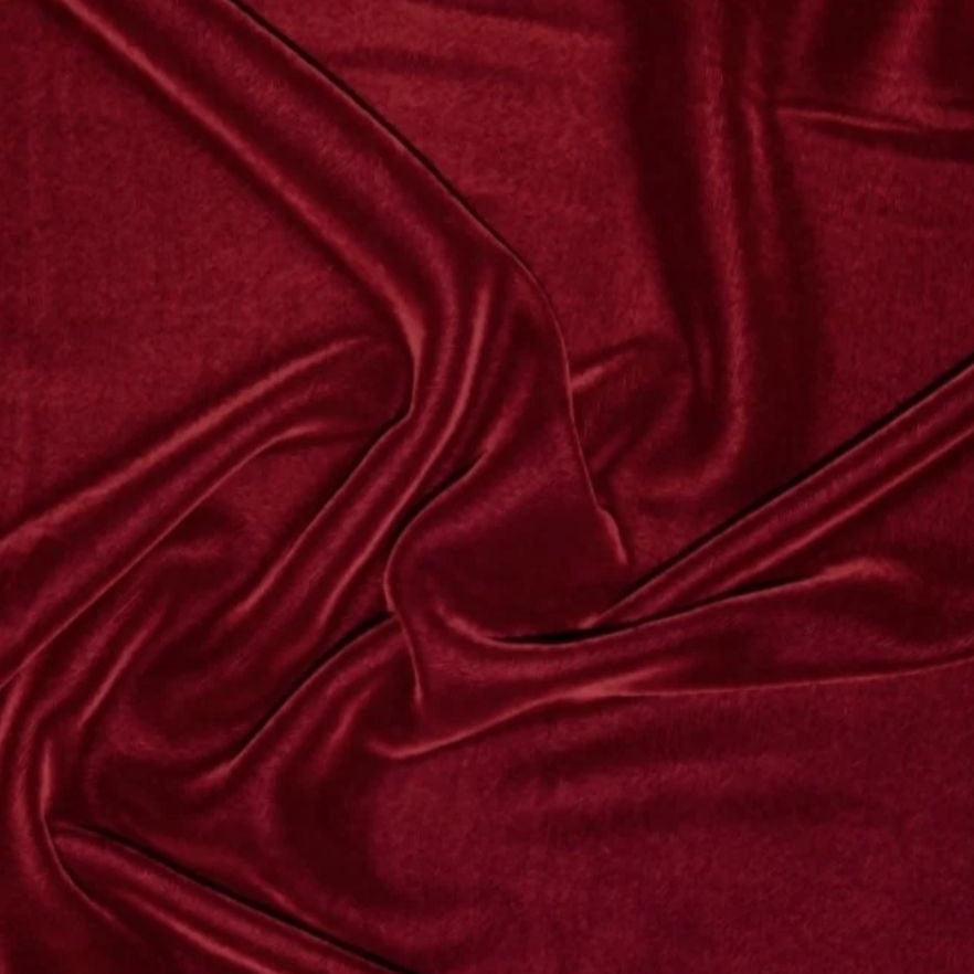 VINRÖTT MICRO VELOUR TYG (bild 1 av 3)