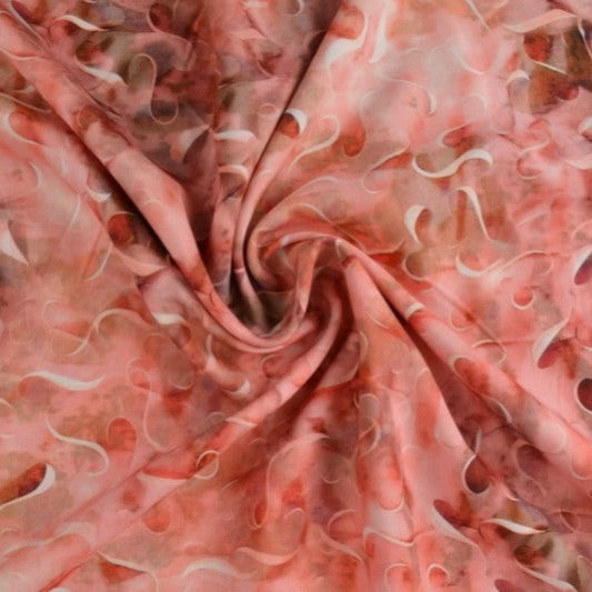 LJUSROSA VISCOSETYG MED S-KURVOR - DIGITAL TRYCK