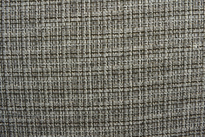 SVART OCH VIT ULL/POLYESTER TYG TWEEDSTRUKTUR