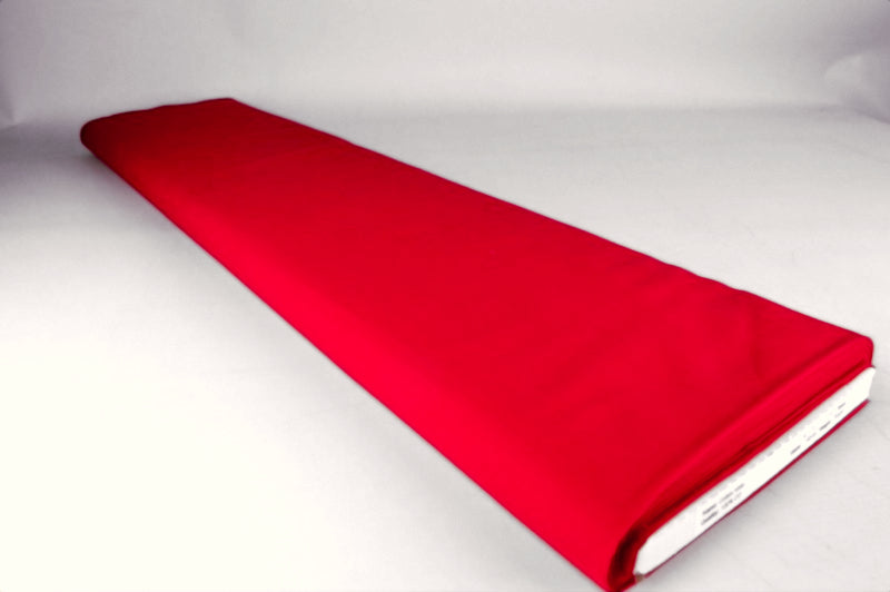 RÖD LÄTT SEMI TRANSPARENT VOILE TYG I BOMULL