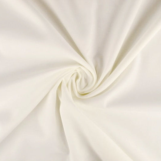 RÅVIT LÄTT SEMI TRANSPARENT VOILE TYG I BOMULL