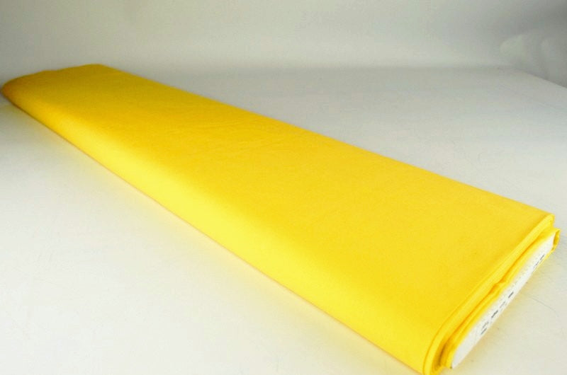 GUL LÄTT SEMI TRANSPARENT VOILE TYG I BOMULL