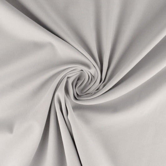 SILVERGRÅ LÄTT SEMI TRANSPARENT VOILE TYG I BOMULL