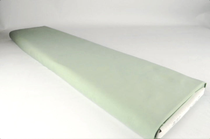 VINTAGE GRÖN LÄTT SEMI TRANSPARENT VOILE TYG I BOMULL