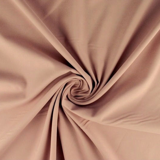 VINTAGE ROSA LÄTT SEMI TRANSPARENT VOILE TYG I BOMULL