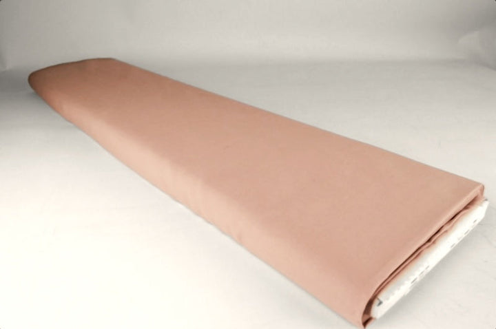 VINTAGE ROSA LÄTT SEMI TRANSPARENT VOILE TYG I BOMULL